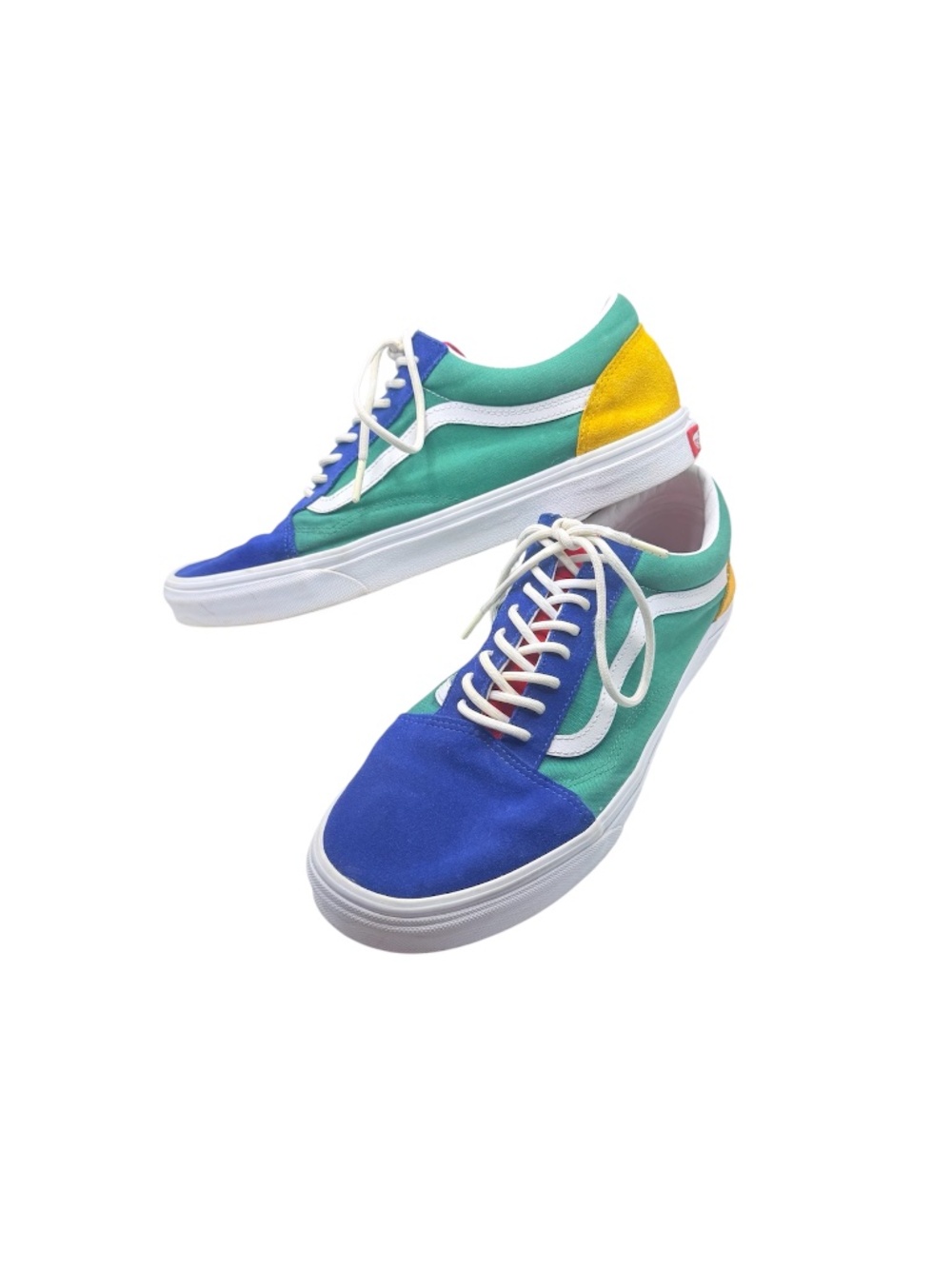 Vans Old Skool Colorblock Multi-Color Sneakers - Men's Size 13 - Low Tops Skater - Picture 4 of 11
